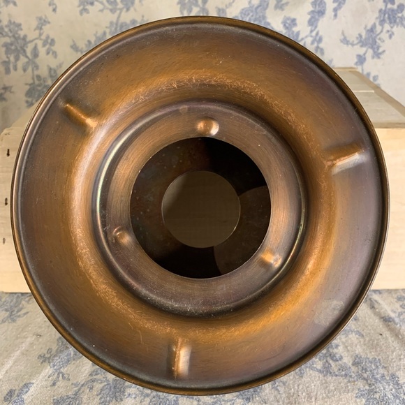 VTG Pfaltzgraff Village Copper Punched Hole Candle Warmer Stand - Picture 4 of 7